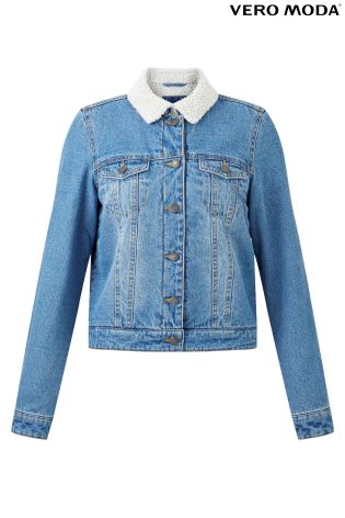 Vero Moda Shearling Denim Jacket